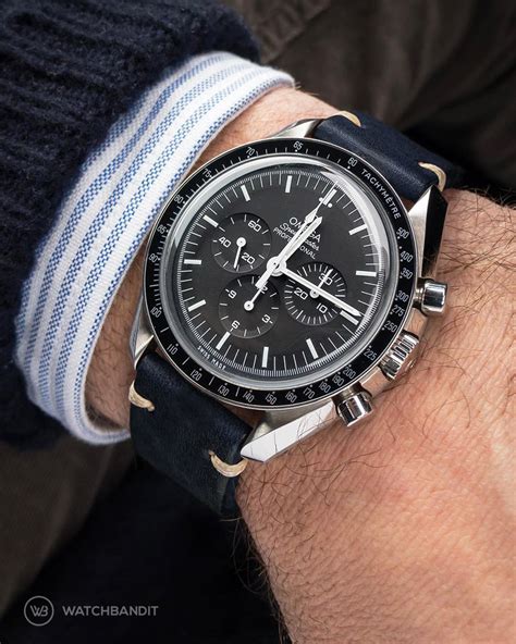 omega speedmaster 2021 leather strap